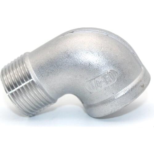 1/8" 1/4" 3/8" 1/2" 3/4" 1" BSP Female To Male Thread 304 Stainless Steel 90 Degree Elbow Pipe Fitting Connector Coupler Adapter