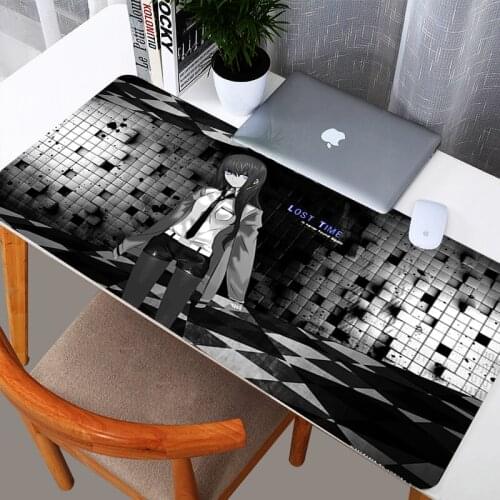 Anime Gaming Mousepad Steins Gate Large Extended Mouse Pad Game Keyboard Mat Hot Sell Computer Mouse Pad Carpet Home MousePad
