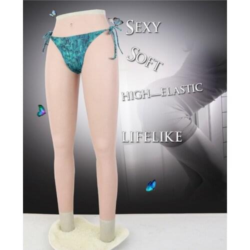 Crossdresser False Pussy Silicone Fake Vagina Pants Transgender Artificial Latex Underwear For Shemale Drag Queen Men Bodysuit
