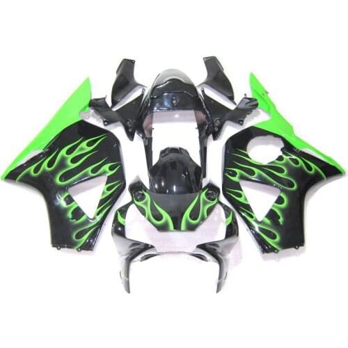 Green flame Fairing kit Fit For Honda CBR954RR 2002 2003 High quality fairings CBR 954rr 02 03 Bodywork Parts NS35