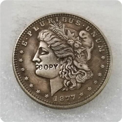 COPY REPLICA 1877 50C Morgans Liberty Head Half Dollar, Judd-1506, Pollock-1668 COPY FREE SHIPPING