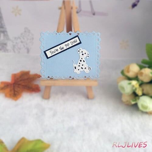 RLJLIVES Dog Metal Cutting Dies Stencils for DIY Scrapbooking Stamp/photo album Decorative Embossing DIY Paper Cards
