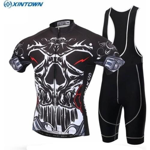 Mens Ropa Ciclismo Cycling Shirts Jersey Gel Pad Bib Short Set MTB Bike Bicycle Clothing Sets