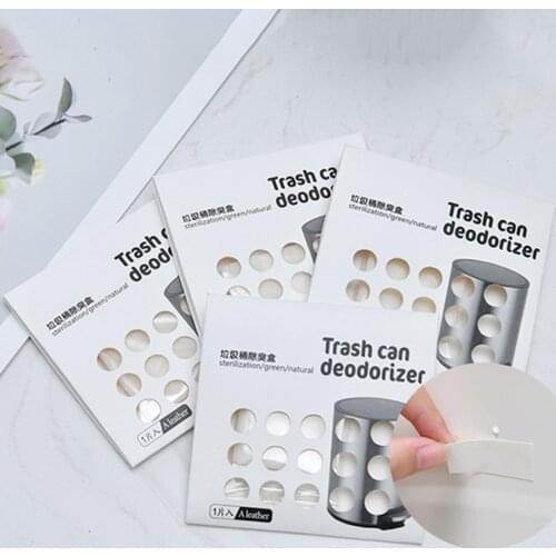 NEW 5/10pcs Trash Can Smell Remover Air Freshening Smell Removal Case Aromatherapy Box Trash deodorant box stickers