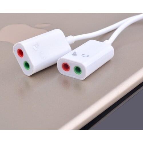 WHOLESALE/1000PC 3.5mm Double Jack Headphone Splitter Microphone Audio Adapter 2 In 1 Headphone Jack Microphone Hole for Moblie