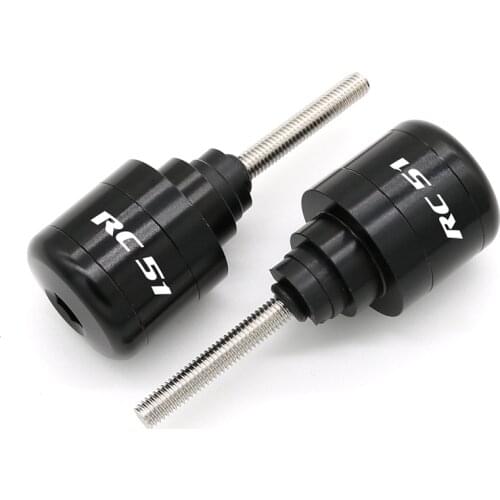 Fit For Honda VTR 1000 RC51 2000 2001 2002 2003 2004 2005 2006 Motorcycle Aluminum Handlebar Handle Cap Bar End Plugs Covers