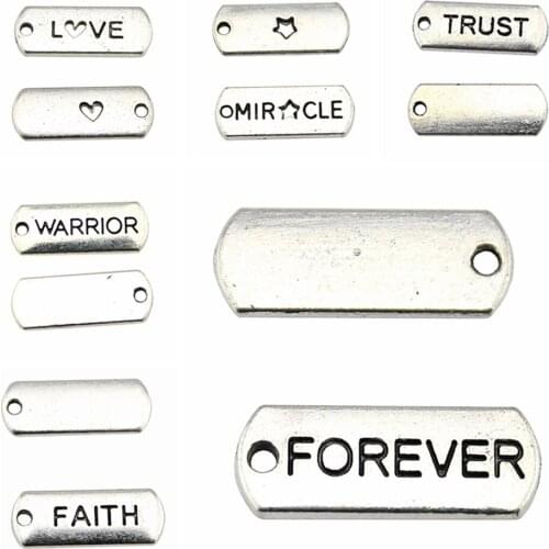 Sejuani diy charms for jewelry making kit pendant for bracelet jewelry accessories Faith Tag Charms