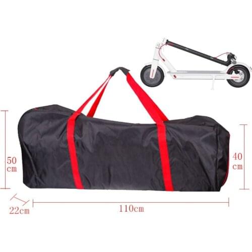 Folding Electric Scooter Bag 8 "10" Millet Folding Double Shoulder Portable Bag Pedal Vehicle Bag Waterproof Multi Function