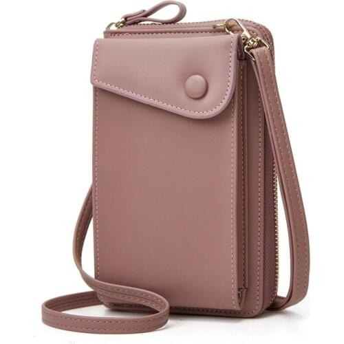 Tensuvis 2020 new mobile phone bag zero wallet wholesale womens large capacity Single Shoulder Messenger Bag card bag