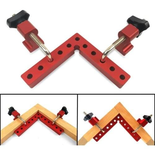 Woodworking Right Angle Positioning Clamps Adjustable 90 Degrees L-Shaped Auxiliary Fixture Positioner Aluminium Corner Ruler
