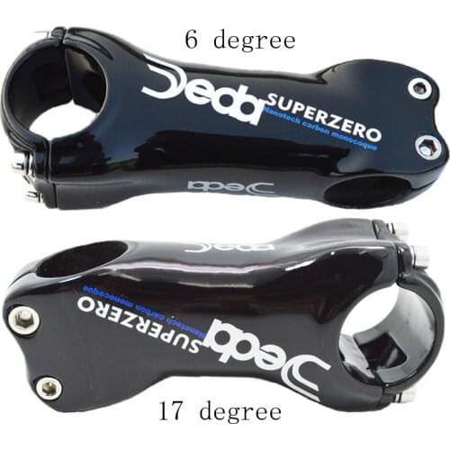 DEDA carbon road bicycle stem EDA road bike MTB cycling parts stem 31.8 * 70/80/90/100/110/120/130mm angle 6 17 degree