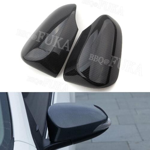 1 Pair Car Styling Side Door Rear View Rearview Mirror Cover Cap Trim Shell For Toyota CHR 2017 For Corolla 2014-2017