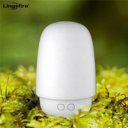 100ml Essential Oil Diffuser 3-Level Mist Adjustable Humidifier LED Aromatherapy Air Purifier with Waterless Auto Shut-off