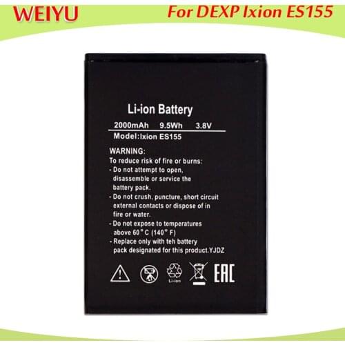 For DEXP Ixion ES155 Vector Battery mobile Accumulator 2000mah