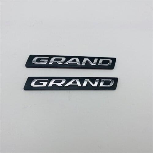 Car Exterior Stickers For Hyundai Grand Santa Fe Santafe Rear Trunk Tailgate Emblem Logo Nameplate