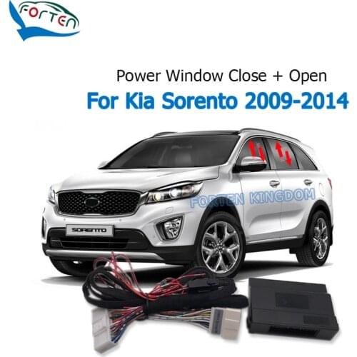 Forten Kingdom Car Automatic Intelligent Power Close&Open Windows Closer Kit Module For Kia Sorento 2009-2014 Left Hand Drive