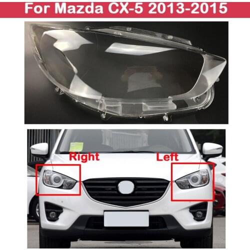 Car Front Headlight Cover For Mazda CX-5 2013-2015 Headlamp Lampshade Lampcover Head Lamp light Covers glass Lens Shell Caps