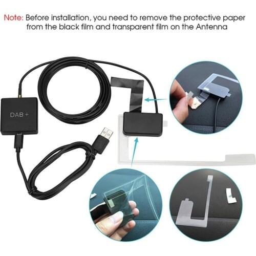 Car External Audio Broadcast DAB+ Box Digital Radio Receiver Tuner for Android TV-Tuners