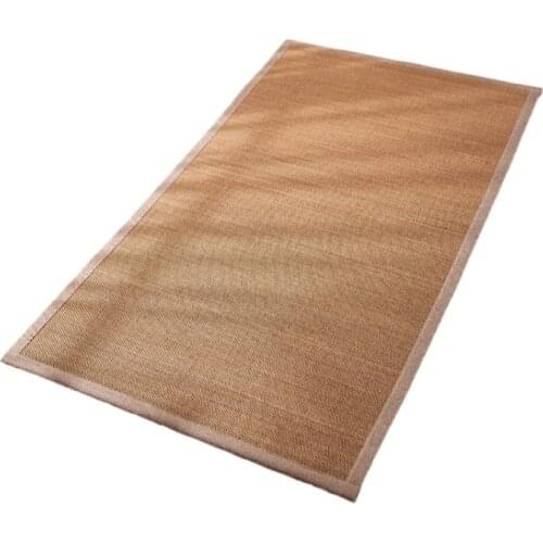 Bamboo Carpet Japanese Tatami Mat Design Area Rugs Breathable Bedroom Living Room Anti-Skid Washable Home Floor Rug Rectangle