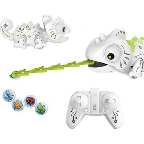 Childrens Toys Smart Animal Dinosaur N Predator Chameleon Electric Remote Control Robot Lizard Pet Toy Childrens Gift