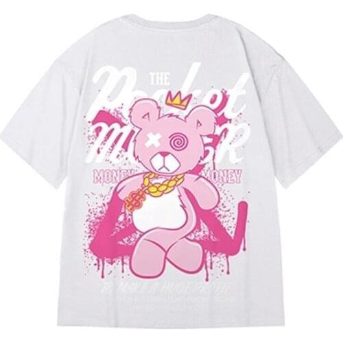 2021 New Fashion T Shirt Hip Hop Men Summer Short Sleeve Loose Cartoon Print T-Shirt Cotton Casual Oversized Tops Tees Soft 8XL