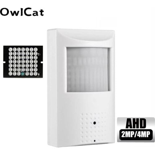 OwlCat Mini PIR Style Full HD 1080P 2.0MP 4MP BNC Video Surveillance Security CCTV Analog Camera 3.6mm Lens AHD Camera PAL NTSC