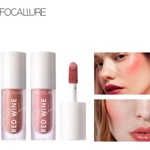 FOCALLURE Multifunction Face Liquid Blusher Contour Makeup Long-lasting Matte Make Up Natural Cheek Contour Blush Cosmetics