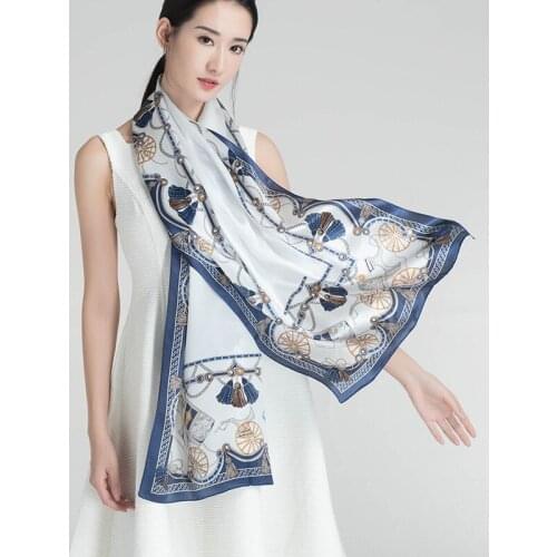 Shanghai story official flagship store spring and Autumn New 100% Silk Scarf