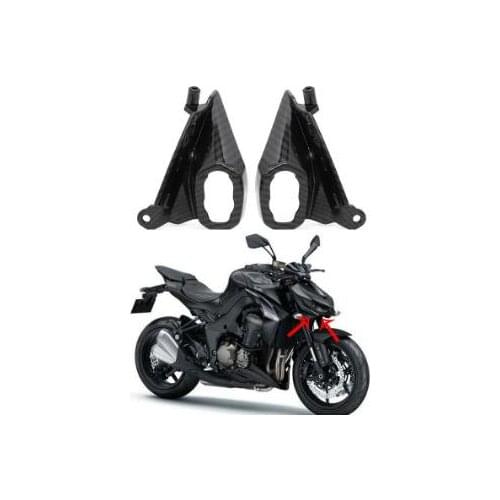 A Pair For Kawasaki Z1000 2014 -2020 Turn light Upper Bracket Side Fairing Cover holder Carbon Black Z-1000 2015 2017 2018 2019