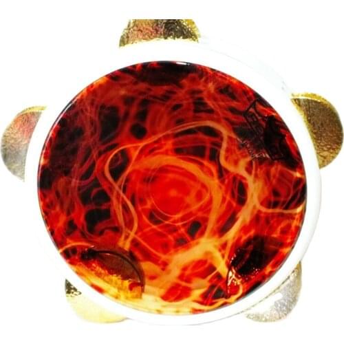 Remo Skin Tef Tambourine Riq Marine W / Punched Cymbals