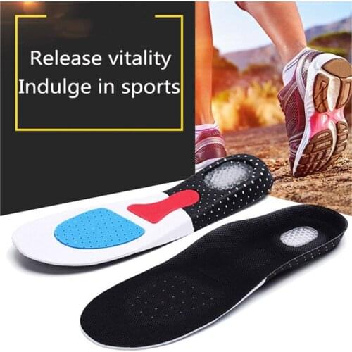 Sport Insoles For Shoes Sole Breathable Cushion Deodorant Running Insoles For Feet Man Women Orthotic Insoles Memory Foam