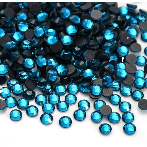 DIY Hot Fix Rhinestones Flatback Good Quality Glass Crystal Hotfix Rhineston All Color Glitter Iron on Rhinestones Garment