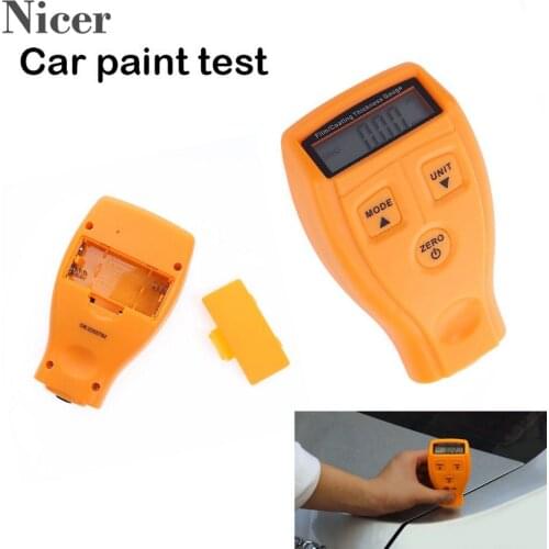 Coating Thickness Gauge Car Paint Film Thickness Tester Paint Tester LCD Backlight Thickness Coating Meter Handhold Tools