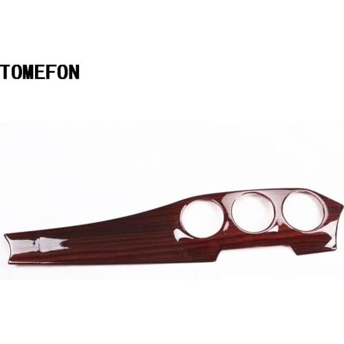 TOMEFON For Benz GLA 2015 2016 2017 Wood Paint Glossy Style Front Middle Air Vent Console Left Hand Drive Cover Frame Trim