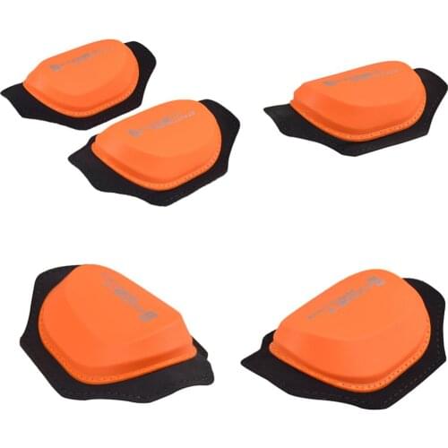 2 pcs Waterproof Anti- Shock Warm Keeper Motorcycle Rider Knee Pads Protector, in Orange