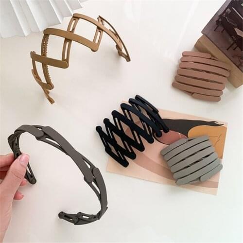 2021 Foldable Headband Hair Headband Retractable Hair Band Hair Hoop Hair Accessories Bezel Hair Bands Hair Hoop