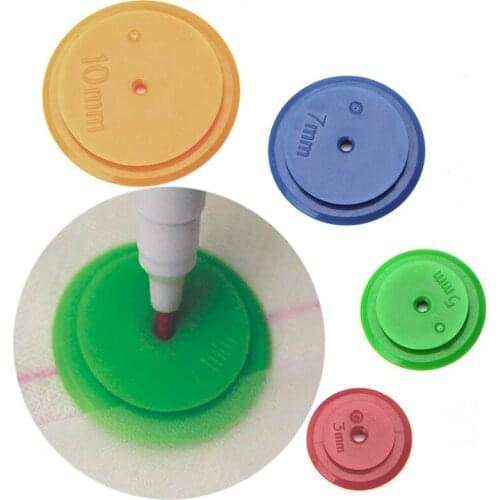 4Pcs Patchwork Parallel Wheel DIY Stright Curve Line Tailor Sewing Scribing Tool Drop Ship