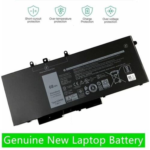 HKFZ 7.6V Laptop Battery For DELL Latitude E5580 E5480 E5488 E5490 E5280 E5290 GJKNX Precision 3520 3530 68Wh