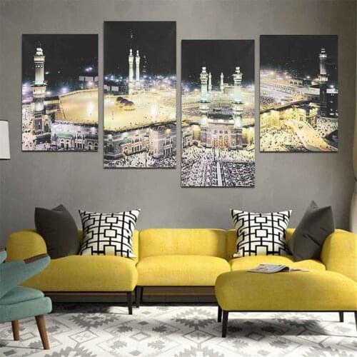 5D Diy Diamond Painting Islam Full Square Round Drill Muslim palace Diamond Embroidery Sale landscape Mosaic Home Decor AA2221