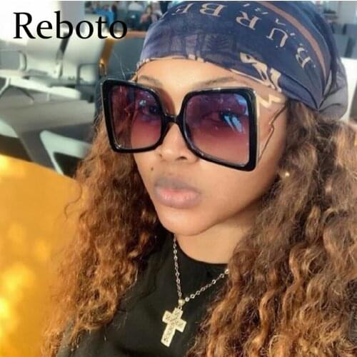 Oversize fashion sexy ladies cat eye sunglasses Vintage Gradient lens glasses fashion butterfly womens sunglasses uv400 shades