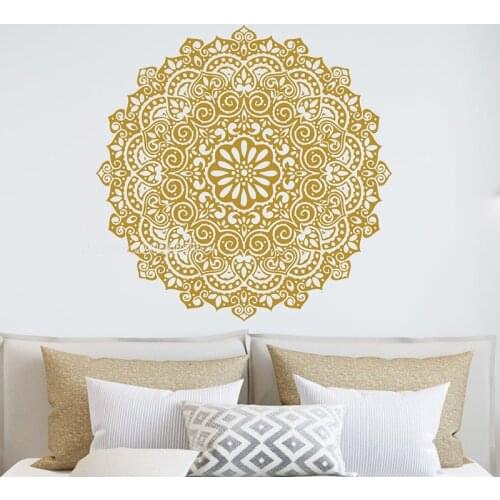 Large Size Mandala Stickers Wall Decals Bohemian Decoration Decal Boho Stickers Bedroom Living Room Mandala Pattern Poster LL770