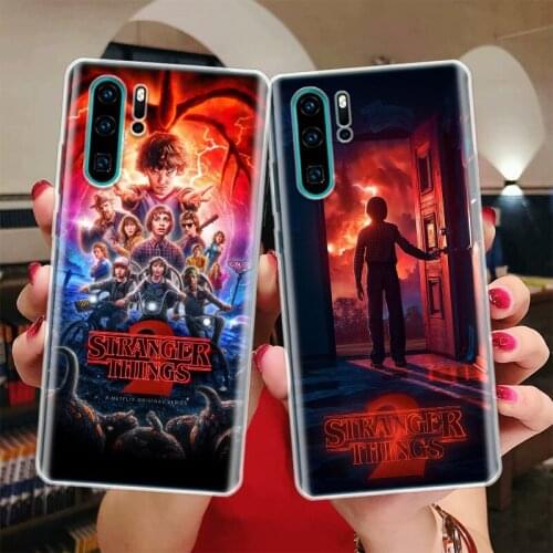 Stranger Things Poster TV Silicon Phone Case For Huawei Honor 10 9 20 Lite Y5 Y6 Y7 Y9 9X 8X 8S 8A 7X 7A 7S Pro + 10i20i Coque