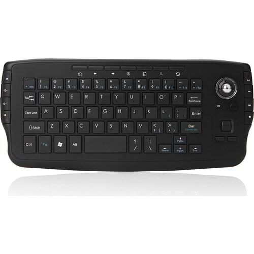 E30 2.4GHz Wireless Keyboard with Trackball Mouse Scroll Wheel Remote Control for Android TV BOX Smart TV PC Notebook