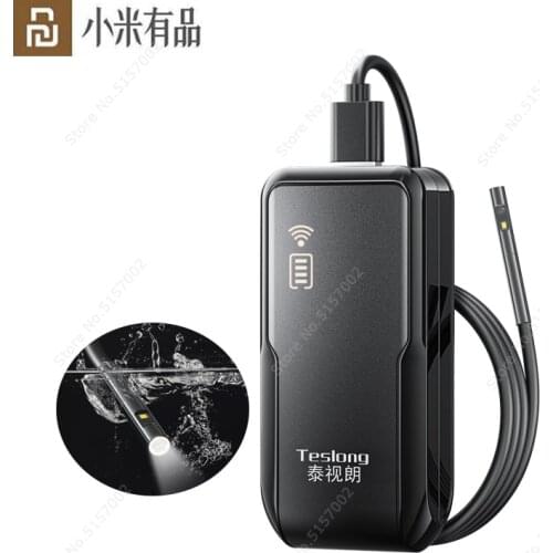 Youpin TESLONG Smart Visual Detector WiFi Dual-Lens Endoscope Camera 1080P Pipe Car Home-appliances Inspection Borescope New