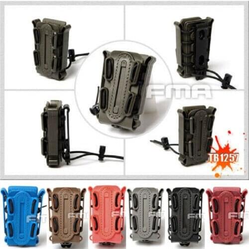 FMA TB1257 Tactical Soft Shell Scorpion Mag Single Pouch Carrier 45 style For Single Stack
