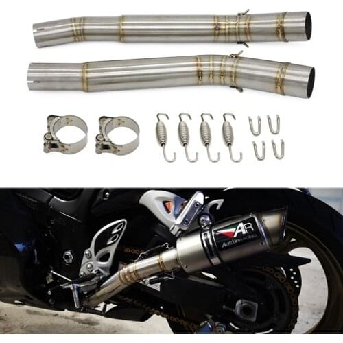 GSXR1300 Exhaust Middle Link Pipe Escape mid Connection Pipe System For Suzuki Hayabusa GSX1300R GSXR1300 Hayabusa 2008 - 2017
