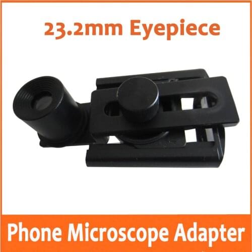 Medical Lab Laboratory Biological Stereo Microscope Use ! 23.2mm Eyepiece Lens Diameter Universal Mobile Phone Bracket Mount