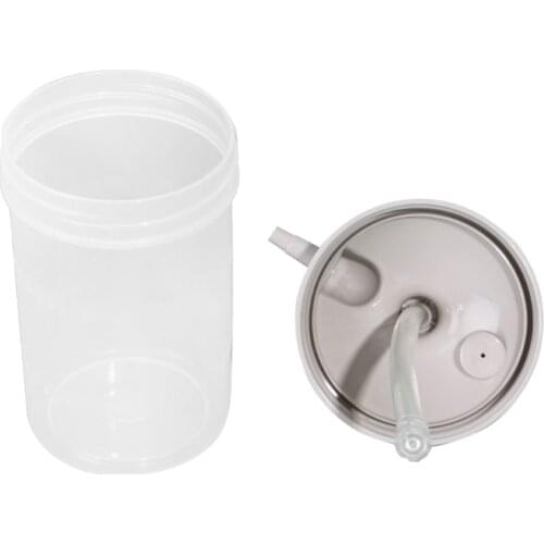 Y1UF Oxygen Concentrator Humidifier, Translucent Design Bottle Humidifier Cup, ABS Home for Oxygen Generators for 8F-5W,8F-3A