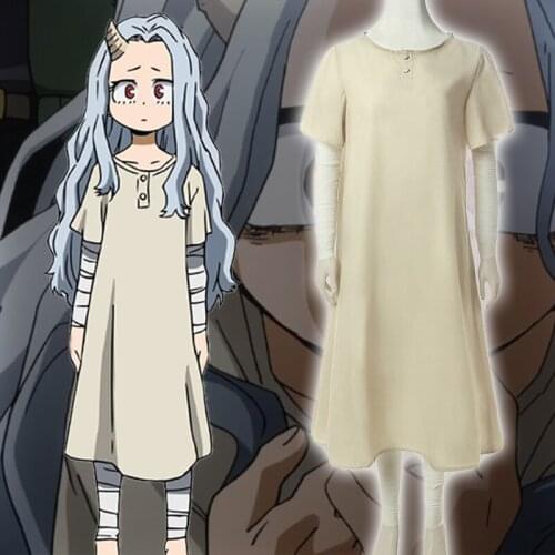 Anime Comic My Hero Academia Cosplay Costumes Eri Cosplay Costume Long Dresses Clothes uniforms For Women Adult Suits Wigs