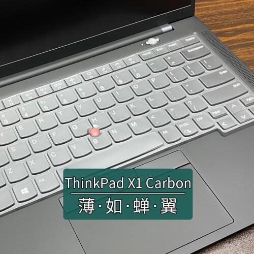 Keyboard Cover Ultra Thin TPU Protector Skin for 2021 Lenovo ThinkPad X1 Carbon 9th Gen 14" Ultrabook ThinkPad X1 Yoga 6 Gen